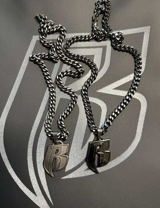 1.5in "R" PENDANT + NECKLACE