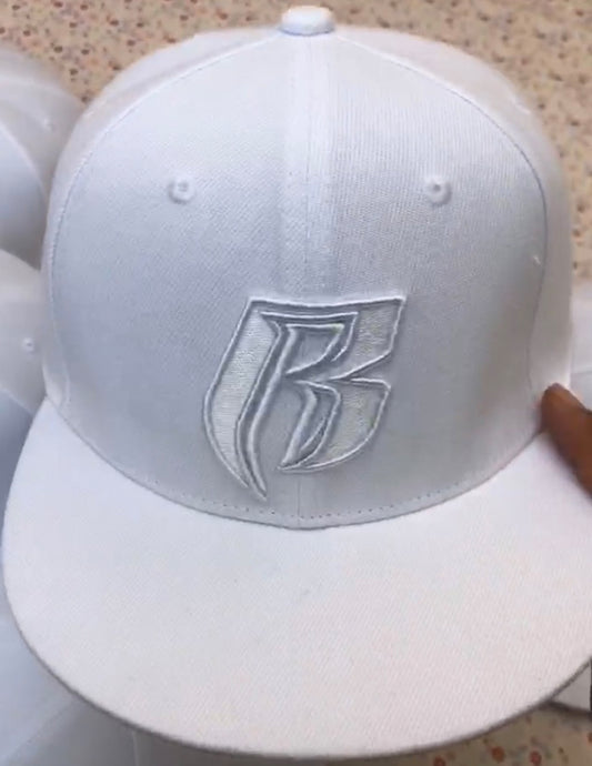 Ruff Ryders Embroidered Snapback | White